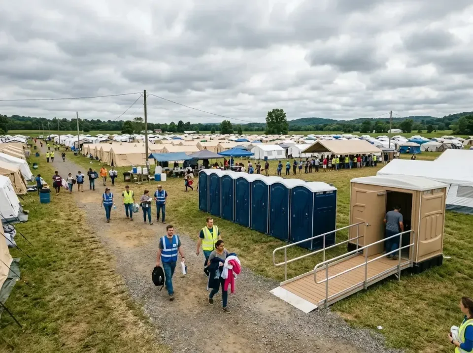 disaster-relief-camp-restrooms-010 — frequently asked questions, Dumpster & Portable Bathrooms Rental in Monticello, AR